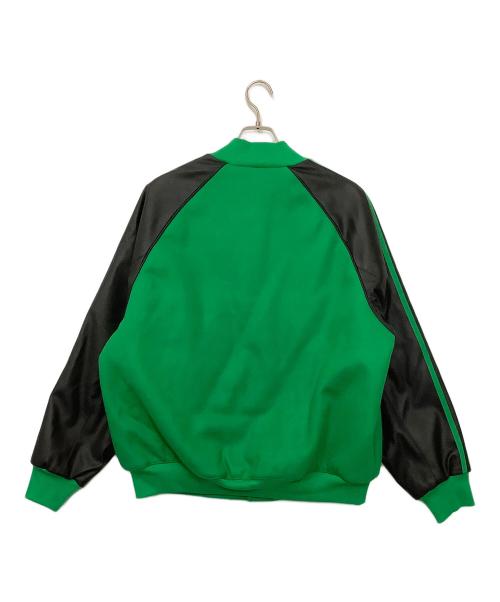 adidas（アディダス）adidas (アディダス) SSTボンバージャケット グリーン×ブラック サイズ:XL 未使用品の古着・服飾アイテム