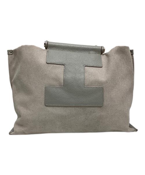 IACUCCI（イアクッチ）IACUCCI (イアクッチ) ハンドバッグ グレーの古着・服飾アイテム