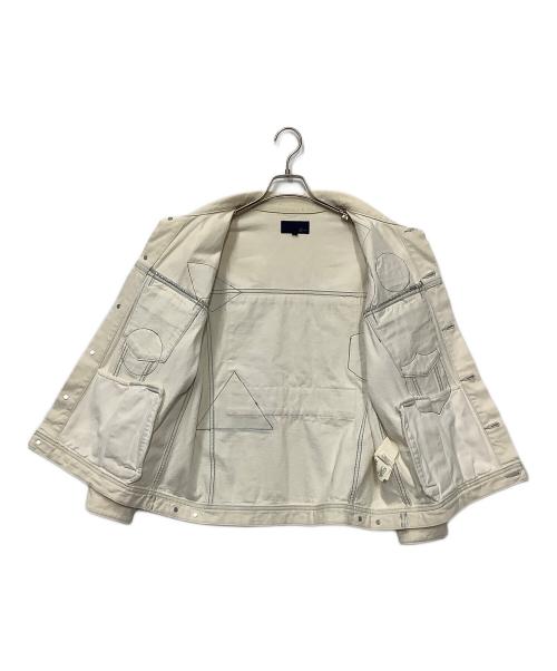 AVIREX（アヴィレックス）AVIREX (アヴィレックス) デニムジャケット アイボリー サイズ:FREEの古着・服飾アイテム