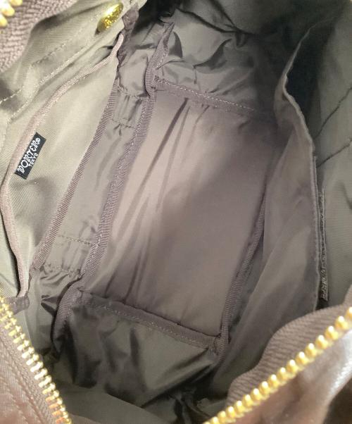 PORTER（ポーター）PORTER (ポーター) ハンドバッグ ブラウンの古着・服飾アイテム