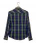 中古・古着 Vivienne Westwood man (ヴィヴィアン ウェストウッド マン) 長袖シャツ ネイビー×グリーン サイズ:46：9000円