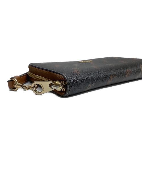 COACH（コーチ）COACH (コーチ) 長財布 ブラック×ベージュの古着・服飾アイテム