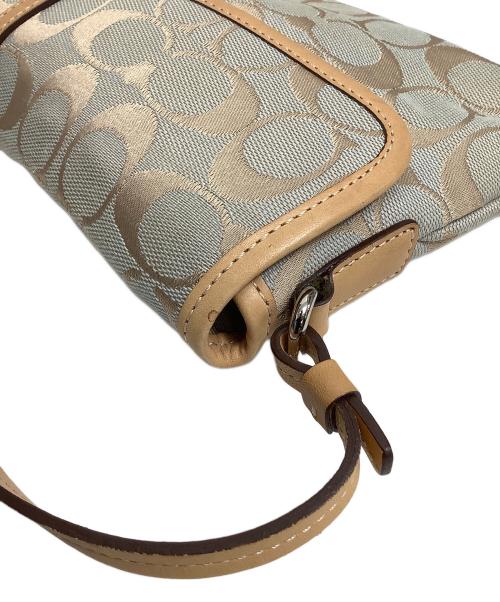 COACH（コーチ）COACH (コーチ) ハンドバッグ ベージュの古着・服飾アイテム
