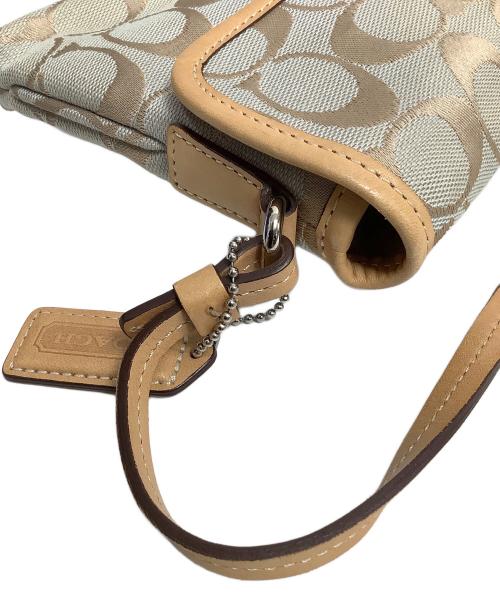 COACH（コーチ）COACH (コーチ) ハンドバッグ ベージュの古着・服飾アイテム