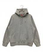 SUPREMEシュプリーム）の古着「スモールボックスロゴフーディー」｜グレー