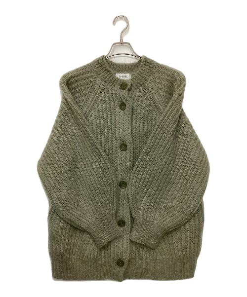 Snidel（スナイデル）Snidel (スナイデル) 厚手カーディガン カーキ サイズ:Fの古着・服飾アイテム