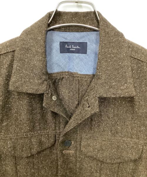 PAUL SMITH（ポールスミス）Paul Smith (ポールスミス) ウールトラッカージャケット ブラウン サイズ:Sの古着・服飾アイテム