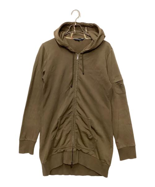 BURBERRY LONDON（バーバリーロンドン）BURBERRY LONDON (バーバリーロンドン) ジップパーカー ブラウン サイズ:2の古着・服飾アイテム