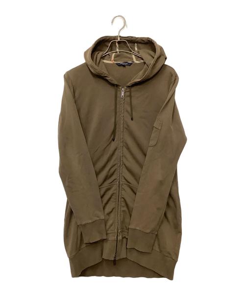 BURBERRY LONDON（バーバリーロンドン）BURBERRY LONDON (バーバリーロンドン) ジップパーカー ブラウン サイズ:2の古着・服飾アイテム