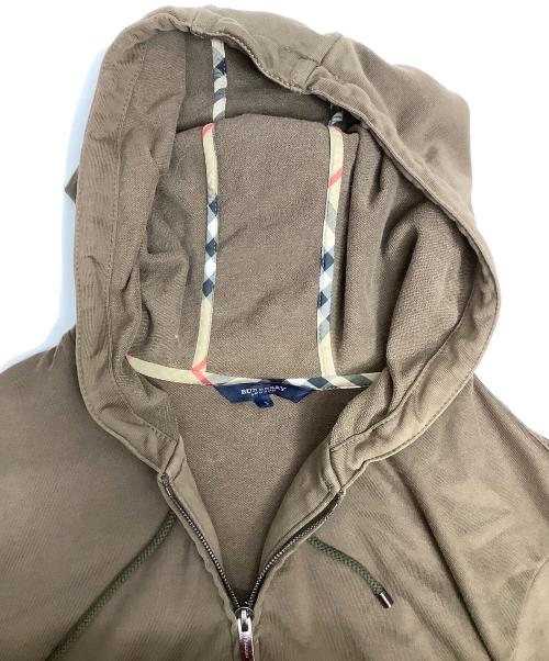 BURBERRY LONDON（バーバリーロンドン）BURBERRY LONDON (バーバリーロンドン) ジップパーカー ブラウン サイズ:2の古着・服飾アイテム