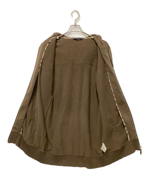 BURBERRY LONDON（バーバリーロンドン）BURBERRY LONDON (バーバリーロンドン) ジップパーカー ブラウン サイズ:2の古着・服飾アイテム