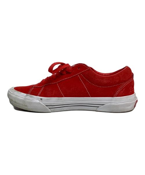 VANS（ヴァンズ）VANS (バンズ) Supreme (シュプリーム) スニーカー レッド サイズ:26cmの古着・服飾アイテム
