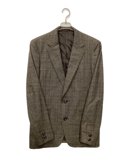 KOLOR（カラー）KOLOR (カラー) フランネルチェックジャケット ブラウン サイズ:3の古着・服飾アイテム