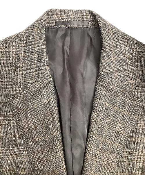 KOLOR（カラー）KOLOR (カラー) フランネルチェックジャケット ブラウン サイズ:3の古着・服飾アイテム