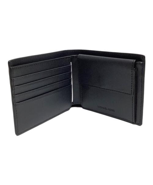 MICHAEL KORS（マイケル・コース）MICHAEL KORS (マイケル・コース) 2つ折り財布 ネイビーの古着・服飾アイテム
