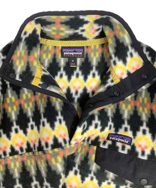 Patagonia（パタゴニア）Patagonia (パタゴニア) フリースジャケット イエロー×ブラック サイズ:XSの古着・服飾アイテム
