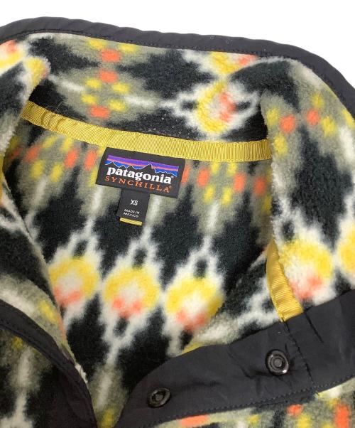 Patagonia（パタゴニア）Patagonia (パタゴニア) フリースジャケット イエロー×ブラック サイズ:XSの古着・服飾アイテム