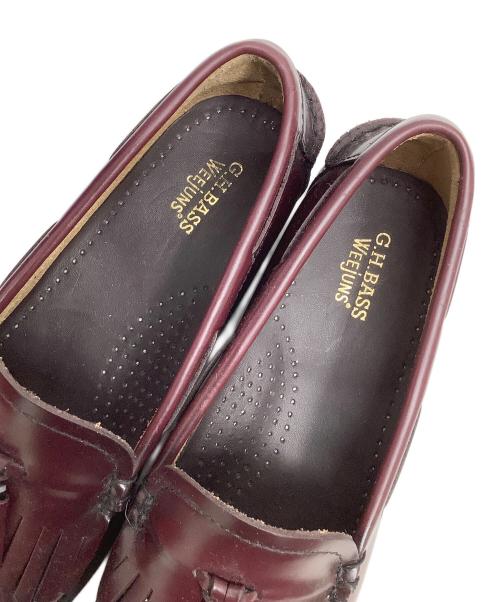 G.H.BASS（ジーエイチバス）G.H.BASS (ジーエイチバス) ローファー レッド サイズ:5/7/38の古着・服飾アイテム