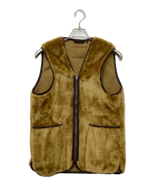Barbour（バブアー）Barbour (バブアー) フリースベスト ベージュ サイズ:34の古着・服飾アイテム