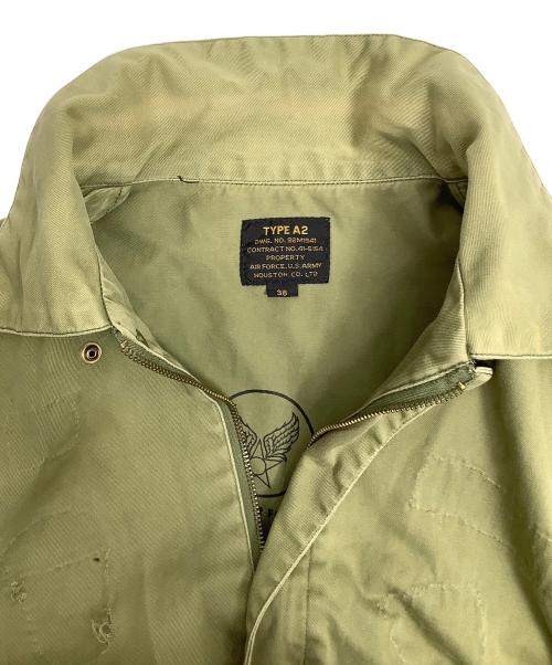 HOUSTON（ヒューストン）HOUSTON (ヒューストン) ジャケット グリーン サイズ:38の古着・服飾アイテム