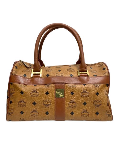 MCM（エムシーエム）MCM (エムシーエム) ミニボストンバッグ キャメルの古着・服飾アイテム