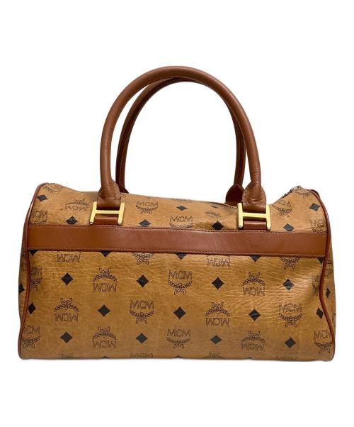 MCM（エムシーエム）MCM (エムシーエム) ミニボストンバッグ キャメルの古着・服飾アイテム