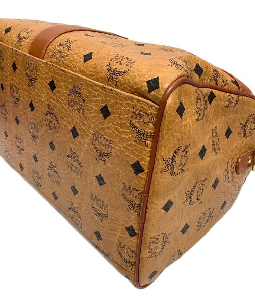 MCM（エムシーエム）MCM (エムシーエム) ミニボストンバッグ キャメルの古着・服飾アイテム