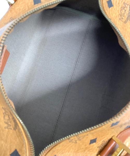 MCM（エムシーエム）MCM (エムシーエム) ミニボストンバッグ キャメルの古着・服飾アイテム