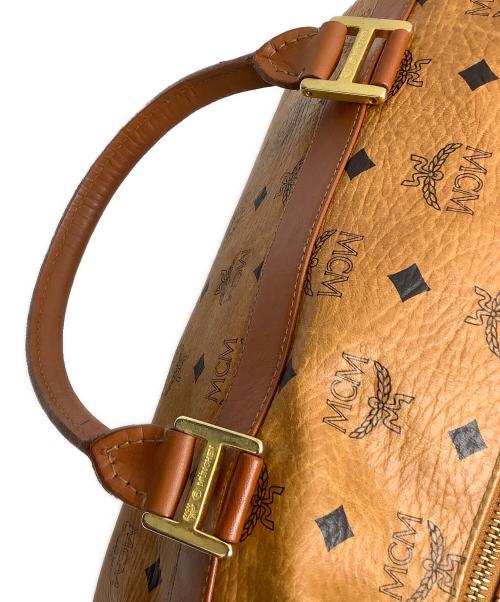 MCM（エムシーエム）MCM (エムシーエム) ミニボストンバッグ キャメルの古着・服飾アイテム