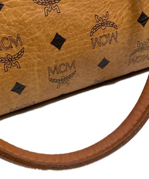 MCM（エムシーエム）MCM (エムシーエム) ミニボストンバッグ キャメルの古着・服飾アイテム