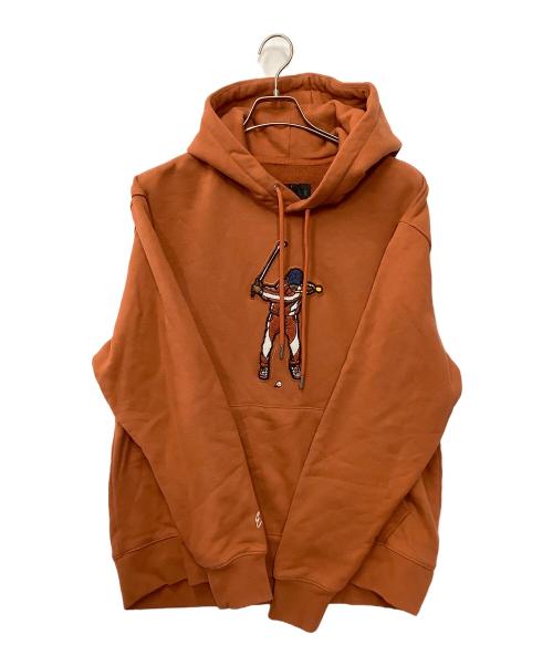 NIKE（ナイキ）NIKE (ナイキ) プルオーバーパーカー ブラウン サイズ:Lの古着・服飾アイテム