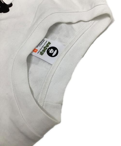 A BATHING APE（ア ベイシング エイプ）A BATHING APE (ア ベイシング エイプ) 半袖カットソー ホワイト サイズ:Lの古着・服飾アイテム