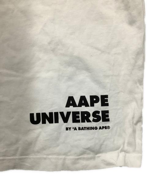 A BATHING APE（ア ベイシング エイプ）A BATHING APE (ア ベイシング エイプ) 半袖カットソー ホワイト サイズ:Lの古着・服飾アイテム