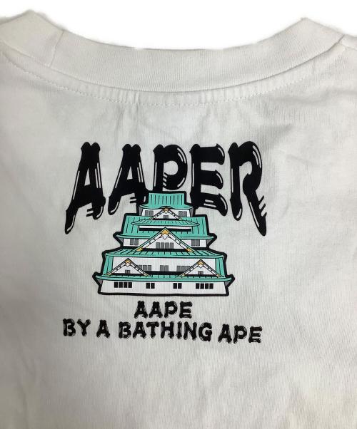 A BATHING APE（ア ベイシング エイプ）A BATHING APE (ア ベイシング エイプ) 半袖カットソー ホワイト サイズ:Lの古着・服飾アイテム