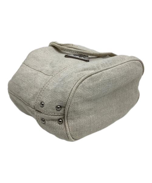 PRADA（プラダ）PRADA (プラダ) 巾着ポーチ ベージュの古着・服飾アイテム