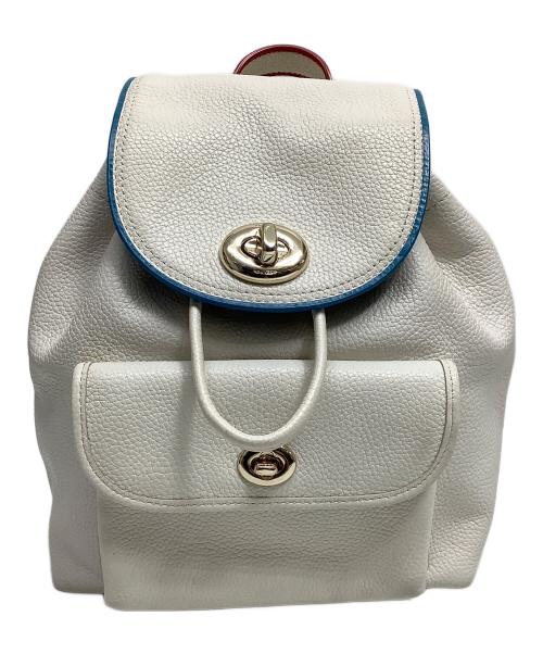 COACH（コーチ）COACH (コーチ) リュック アイボリーの古着・服飾アイテム