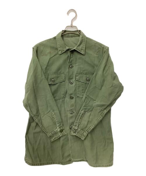 古着（フルギ）古着 (古着) ミリタリーシャツ グリーン サイズ:-の古着・服飾アイテム