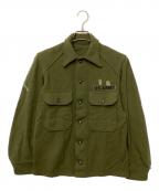 US ARMYユーエスアーミー）の古着「シャツジャケット」｜グリーン