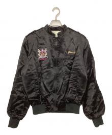 KAMPED FIREZ（-）の古着「スカジャン」｜ブラック