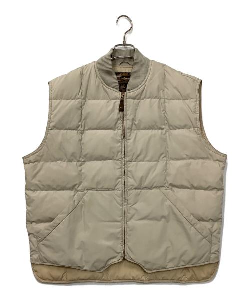 Eddie Bauer（エディーバウアー）Eddie Bauer (エディーバウアー) 中綿ベスト ベージュ サイズ:XLの古着・服飾アイテム