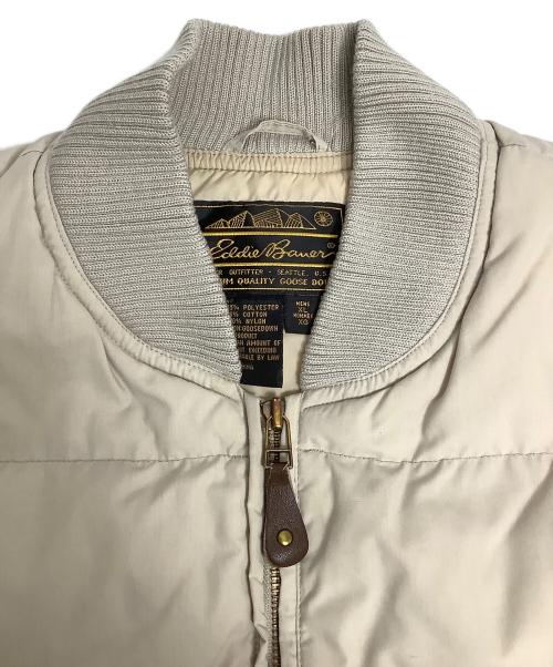 Eddie Bauer（エディーバウアー）Eddie Bauer (エディーバウアー) 中綿ベスト ベージュ サイズ:XLの古着・服飾アイテム