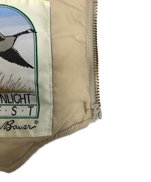 Eddie Bauer（エディーバウアー）Eddie Bauer (エディーバウアー) 中綿ベスト ベージュ サイズ:XLの古着・服飾アイテム