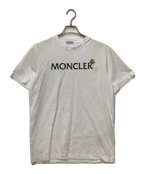 MONCLER（モンクレール）MONCLER (モンクレール) 半袖カットソー ホワイト サイズ:Sの古着・服飾アイテム