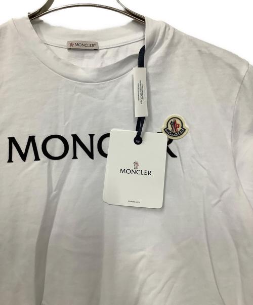 MONCLER（モンクレール）MONCLER (モンクレール) 半袖カットソー ホワイト サイズ:Sの古着・服飾アイテム