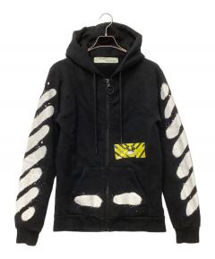 中古・古着通販】OFFWHITE (オフホワイト) アローロゴジップパーカー