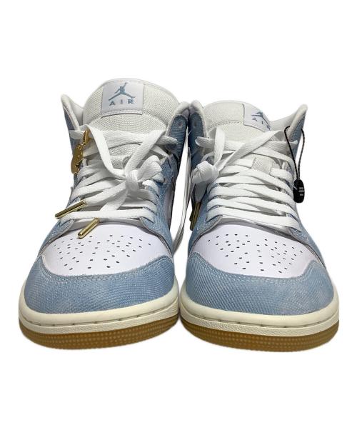 NIKE（ナイキ）NIKE (ナイキ) ハイカットスニーカー ホワイト×ブルー サイズ:27.5cmの古着・服飾アイテム