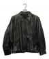 agnes b homme（アニエスベーオム）の古着「レザージャケット」｜ブラック