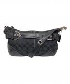 COACHコーチ）の古着「ショルダーバッグ」｜ブラック