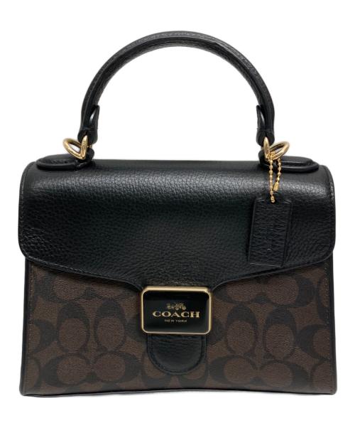 COACH（コーチ）COACH (コーチ) ハンドバッグ ブラウンの古着・服飾アイテム