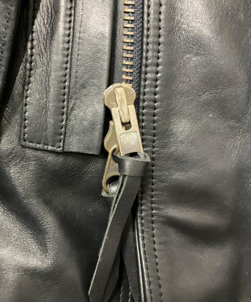 KADOYA（カドヤ）KADOYA (カドヤ) レザージャケット ブラック サイズ:Mの古着・服飾アイテム